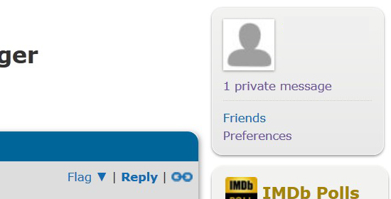 How to check your IMDB private messages?