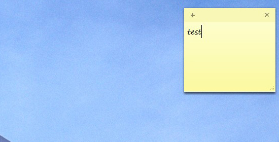 Sticky notes widget Windows 10?