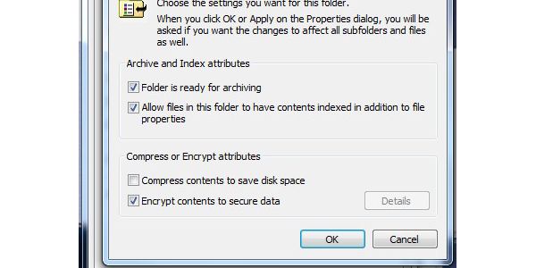 How to set a password to a private folder in Windows 7?