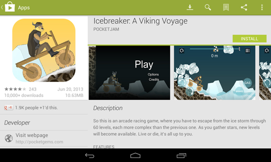 Fake Icebreaker: A Viking Voyage on Google Play