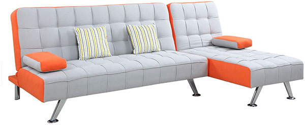orange gaming couch