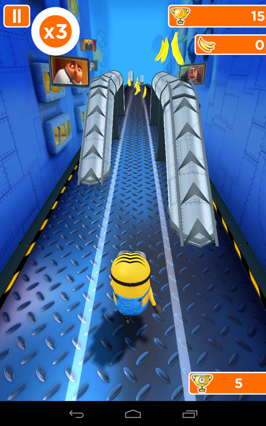 how to free run in despicable me minion rush